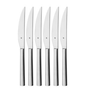 WMF Nuova steakkniv 6 st. blank stål – 23 cm