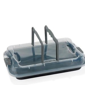 Långpanna m lock 36 x 23 cm Funktion
