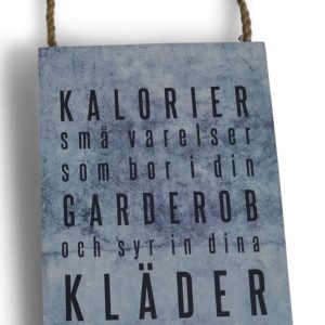From Living Tavla Kalorier 16×24 cm