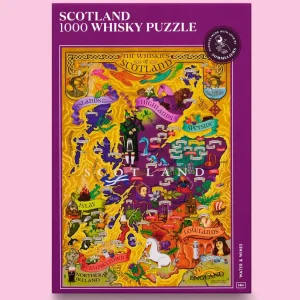 Whiskey Puzzle Scotland 1000 bitar