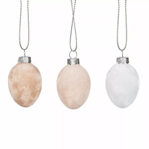 Ägg Glas Sammet Färg Mix Natur 9-pack A lot